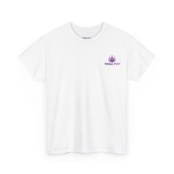 Yoga Pop Unisex 100% Cotton Tee (White)