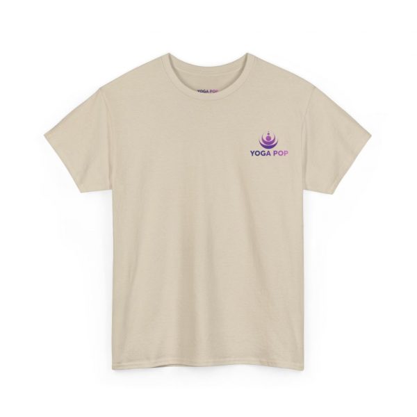 Yoga Pop Unisex 100% Cotton Tee (Sand)